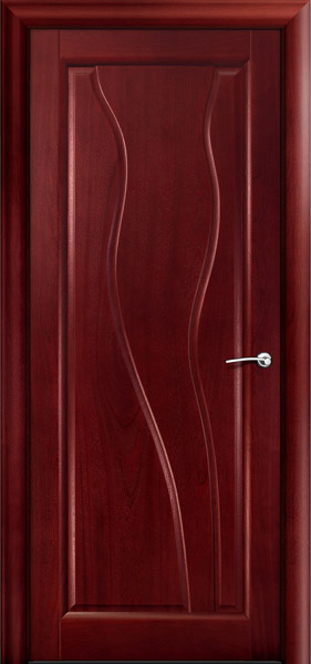 Двери шпонированные Ирен красное дерево от Milyana