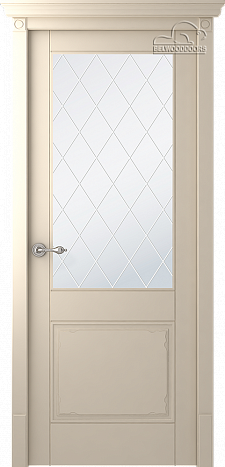 Двери шпонированные Селби (остекленное) от Belwooddoors